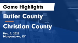 Butler County  vs Christian County  Game Highlights - Dec. 2, 2023