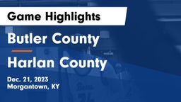 Butler County  vs Harlan County  Game Highlights - Dec. 21, 2023