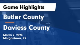 Butler County  vs Daviess County  Game Highlights - March 7, 2024