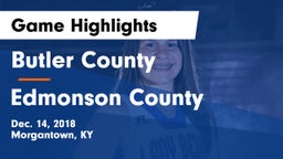 Butler County  vs Edmonson County Game Highlights - Dec. 14, 2018