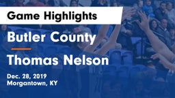 Butler County  vs Thomas Nelson Game Highlights - Dec. 28, 2019