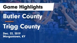 Butler County  vs Trigg County Game Highlights - Dec. 22, 2019