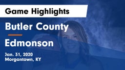 Butler County  vs Edmonson Game Highlights - Jan. 31, 2020