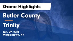 Butler County  vs Trinity  Game Highlights - Jan. 29, 2021
