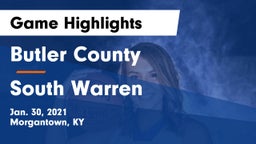 Butler County  vs South Warren  Game Highlights - Jan. 30, 2021