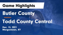 Butler County  vs Todd County Central  Game Highlights - Dec. 13, 2021