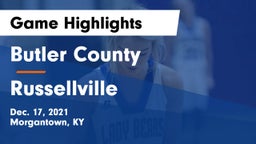 Butler County  vs Russellville  Game Highlights - Dec. 17, 2021