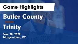 Butler County  vs Trinity  Game Highlights - Jan. 28, 2022