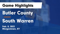 Butler County  vs South Warren  Game Highlights - Feb. 8, 2022