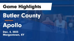 Butler County  vs Apollo  Game Highlights - Dec. 4, 2023