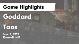 Goddard  vs Taos  Game Highlights - Jan. 7, 2023