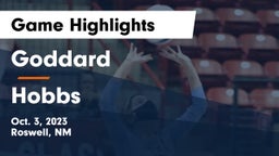 Goddard  vs Hobbs  Game Highlights - Oct. 3, 2023