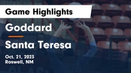 Goddard  vs Santa Teresa  Game Highlights - Oct. 21, 2023