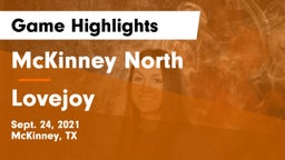 McKinney North  vs Lovejoy  Game Highlights - Sept. 24, 2021