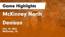 McKinney North  vs Denison  Game Highlights - Oct. 15, 2021