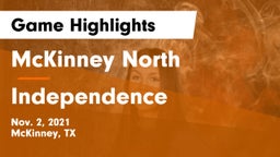 McKinney North  vs Independence  Game Highlights - Nov. 2, 2021