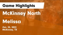 McKinney North  vs Melissa  Game Highlights - Oct. 25, 2022
