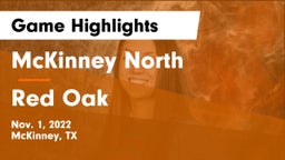 McKinney North  vs Red Oak  Game Highlights - Nov. 1, 2022