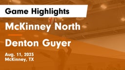 McKinney North  vs Denton Guyer Game Highlights - Aug. 11, 2023