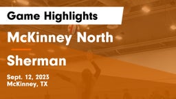 McKinney North  vs Sherman  Game Highlights - Sept. 12, 2023