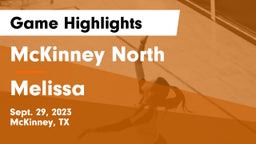 McKinney North  vs Melissa  Game Highlights - Sept. 29, 2023