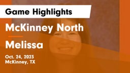 McKinney North  vs Melissa  Game Highlights - Oct. 24, 2023