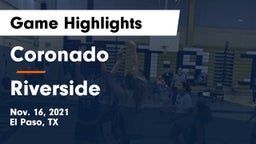 Coronado  vs Riverside  Game Highlights - Nov. 16, 2021