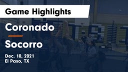 Coronado  vs Socorro  Game Highlights - Dec. 10, 2021