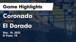 Coronado  vs El Dorado  Game Highlights - Dec. 10, 2022