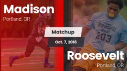 Matchup: Madison  vs. Roosevelt  2016