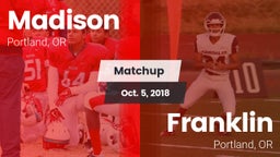 Matchup: Madison  vs. Franklin  2018