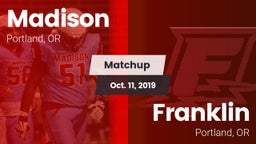 Matchup: Madison  vs. Franklin  2019