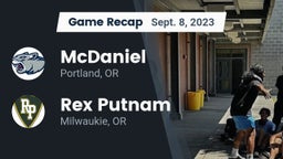 Recap: McDaniel  vs. Rex Putnam  2023