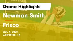 Newman Smith  vs Frisco  Game Highlights - Oct. 4, 2022