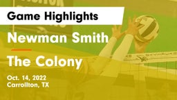 Newman Smith  vs The Colony  Game Highlights - Oct. 14, 2022