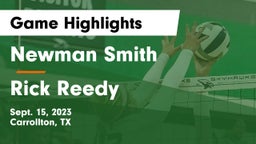 Newman Smith  vs Rick Reedy  Game Highlights - Sept. 15, 2023