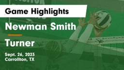 Newman Smith  vs Turner  Game Highlights - Sept. 26, 2023