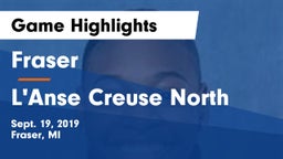 Fraser  vs L'Anse Creuse North  Game Highlights - Sept. 19, 2019
