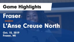 Fraser  vs L'Anse Creuse North  Game Highlights - Oct. 15, 2019