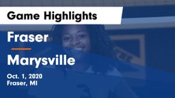 Fraser  vs Marysville Game Highlights - Oct. 1, 2020