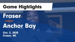 Fraser  vs Anchor Bay Game Highlights - Oct. 3, 2020