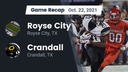 Recap: Royse City  vs. Crandall  2021