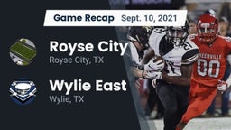 Recap: Royse City  vs. Wylie East  2021