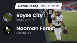 Recap: Royse City  vs. Naaman Forest  2022