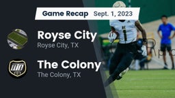 Recap: Royse City  vs. The Colony  2023
