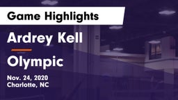 Ardrey Kell  vs Olympic Game Highlights - Nov. 24, 2020