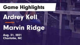 Ardrey Kell  vs Marvin Ridge Game Highlights - Aug. 31, 2021