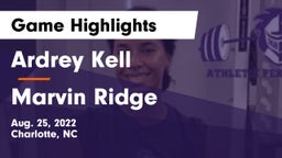 Ardrey Kell  vs Marvin Ridge  Game Highlights - Aug. 25, 2022