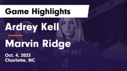 Ardrey Kell  vs Marvin Ridge  Game Highlights - Oct. 4, 2023