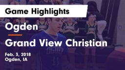 Ogden  vs Grand View Christian Game Highlights - Feb. 3, 2018